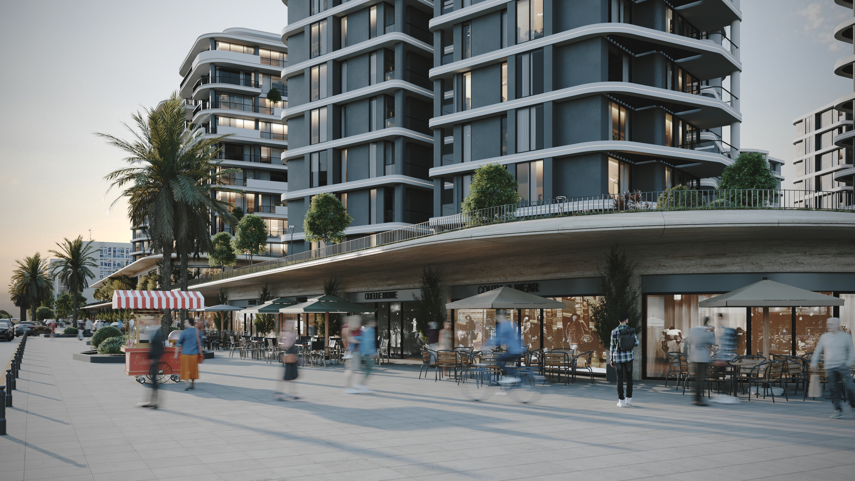 UBB Mersin Merko Konutları - Rezidans & Yaşam Alanı Dış Cephe Render
